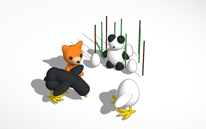 3D design zoo - Tinkercad