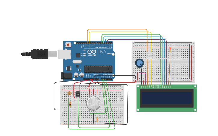 Circuit design Abhav Thakur 18BLC1087 lab-6 CHt | Tinkercad