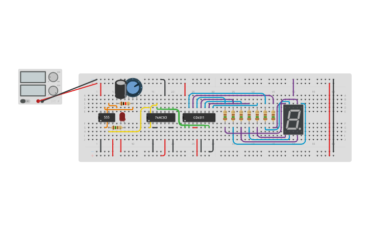 Circuit design Exp 7 - Tinkercad