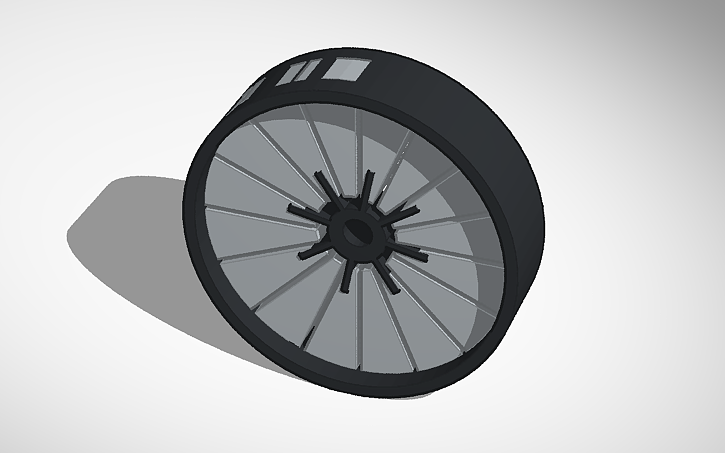 3D design Wheel - Tinkercad