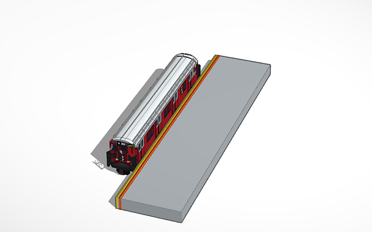 3D design NYCT R27/R30 Redbird Subway car - Tinkercad