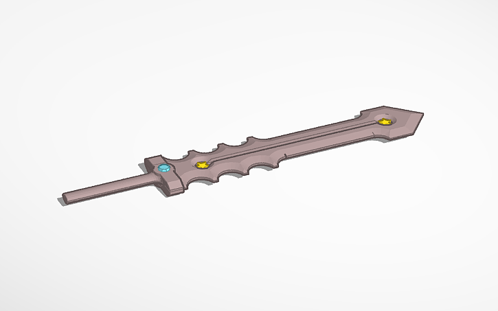 3D design Super Sword - Tinkercad
