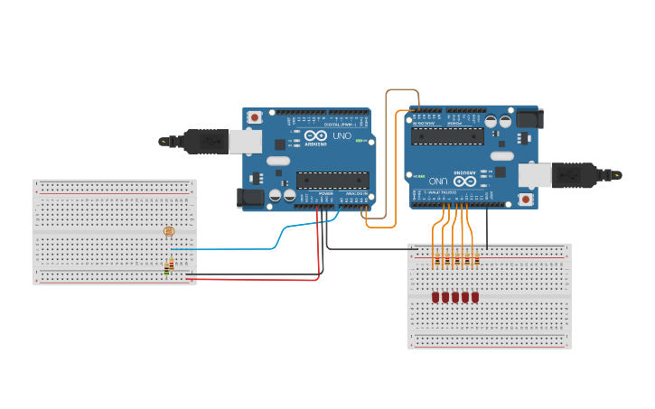 Circuit design II Comunicacion I2C Sensor - Tinkercad