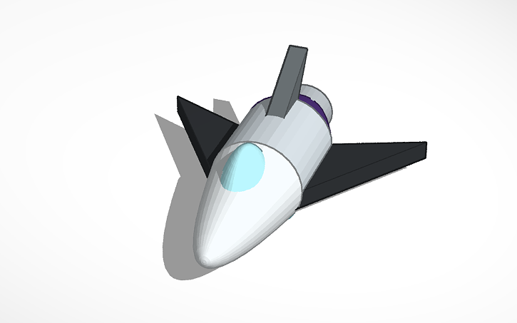 vaisseau spaciale simple tinkercad tinkercad