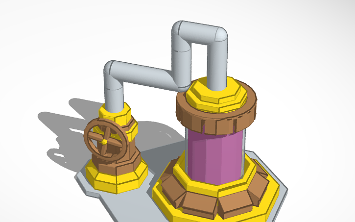 3D design Elixir collector(Clash Royle) beta | Tinkercad