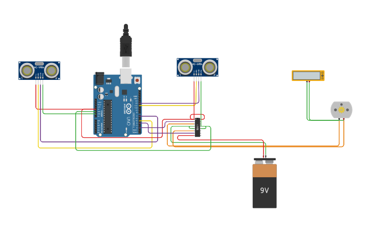 Circuit design Arduino | Tinkercad