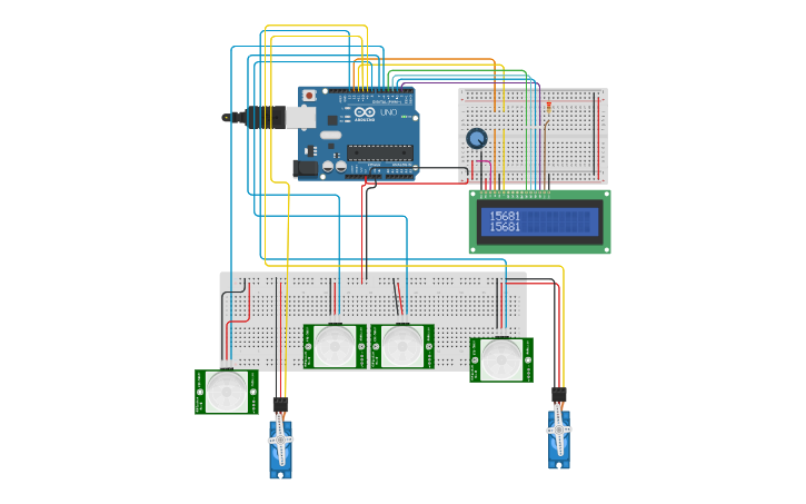 Circuit design Project IoT - Tinkercad