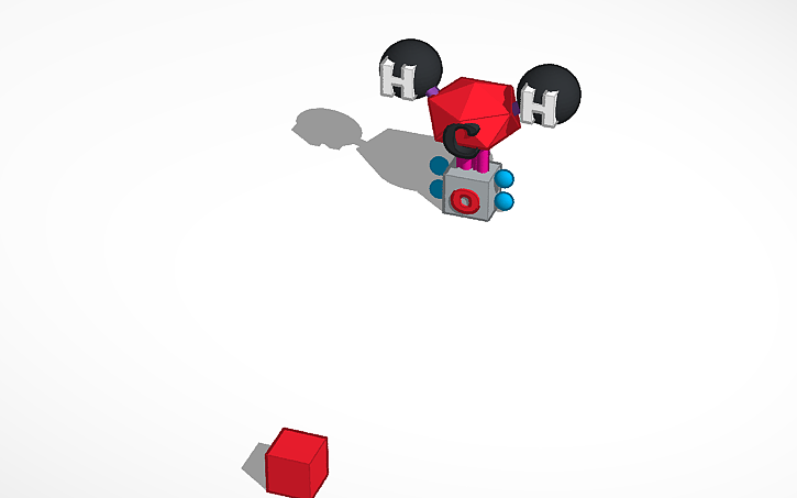 3D design CH2O Model | Tinkercad