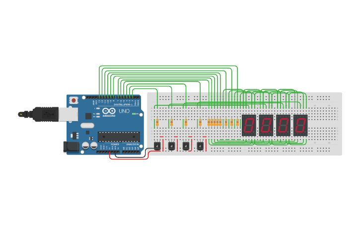 Circuit Design Digitalclock Tinkercad 7078