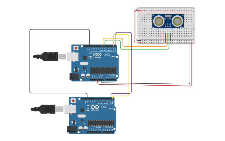 Circuit design Simulação - Tinkercad