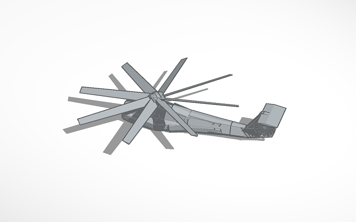 3D design comanche helicopte | Tinkercad