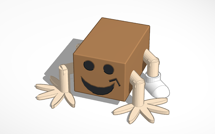 3D design Amazon Box Creature - Tinkercad