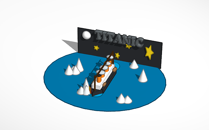 3D design TITANIC!!!!!!!!!!!!!!!!!!!!!!!! - Tinkercad