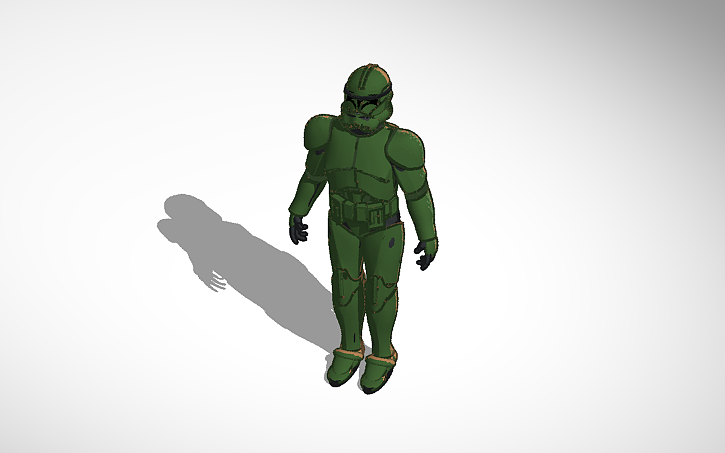 3D design 41st Elite Corps Ranger - Tinkercad