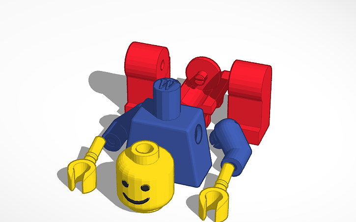 3D design Lego Minifigure 130112 - Tinkercad