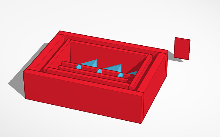 3D design Switch Card Case - Tinkercad