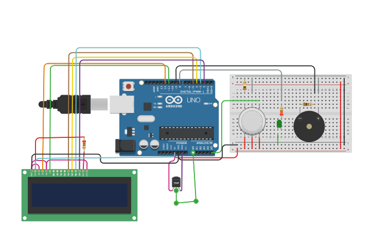 Circuit design Proyecto IOT | Tinkercad