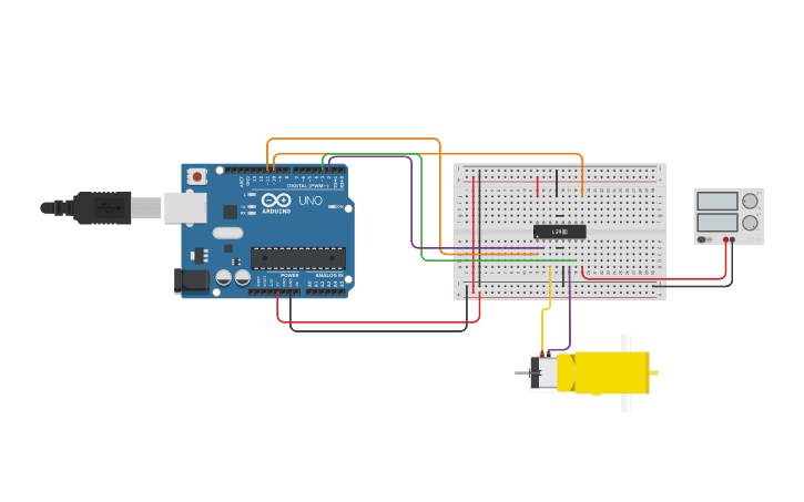 Circuit design numero 1 - Tinkercad