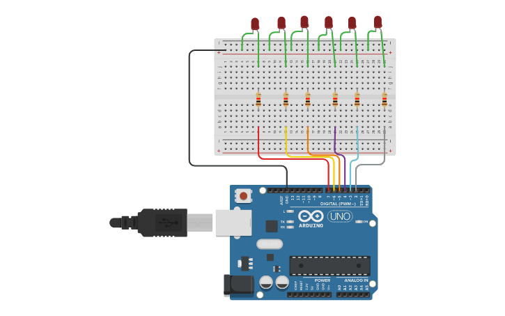 Circuit design arduino - Tinkercad