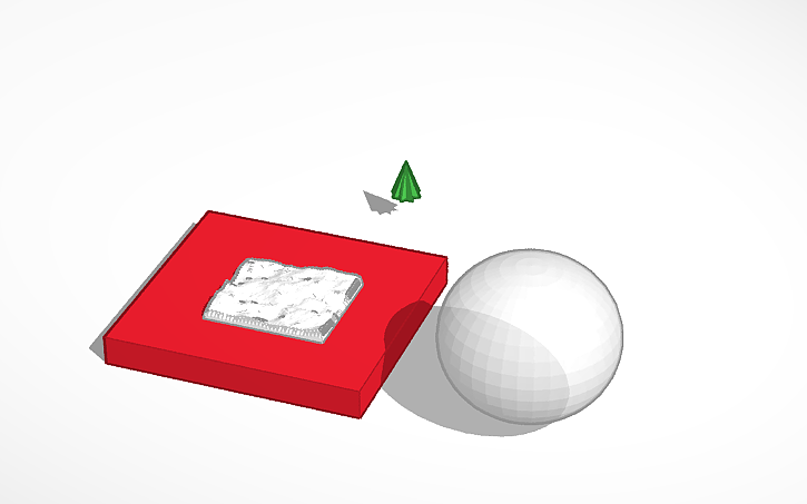 3D design snow globe - Tinkercad