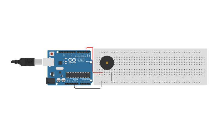 Circuit design Sensor PIR | Tinkercad