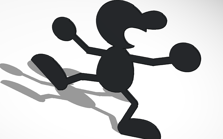 Mr Game And Watch Tinkercad