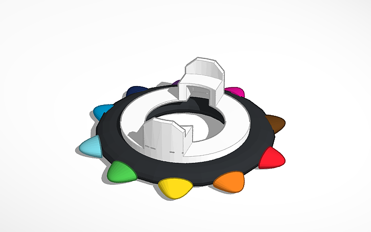 3d Design Beyblade Disc - Rainbow (rbw) 