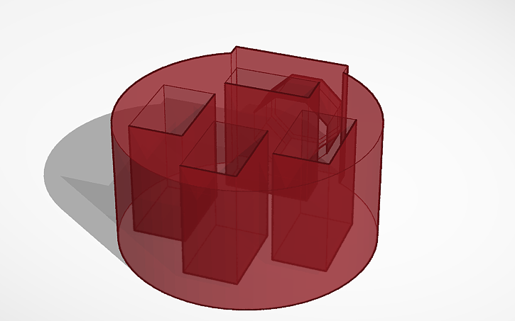 3D design Xacto Knife Multiboard Holder - Tinkercad
