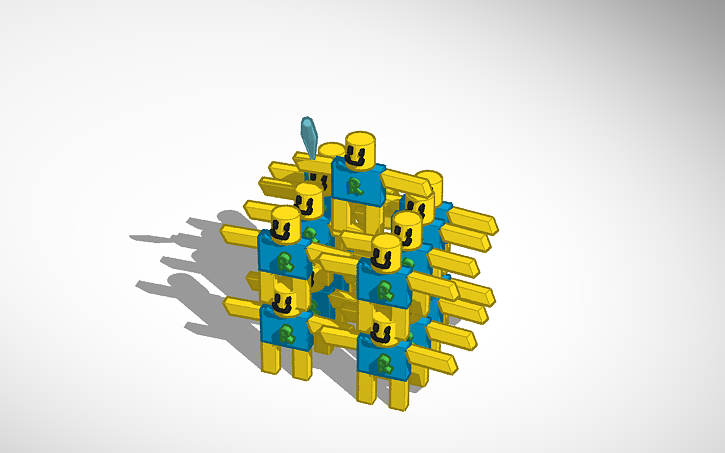 Roblox Noob Army Tinkercad - roblox noob roblox noobs army roblox with images roblox