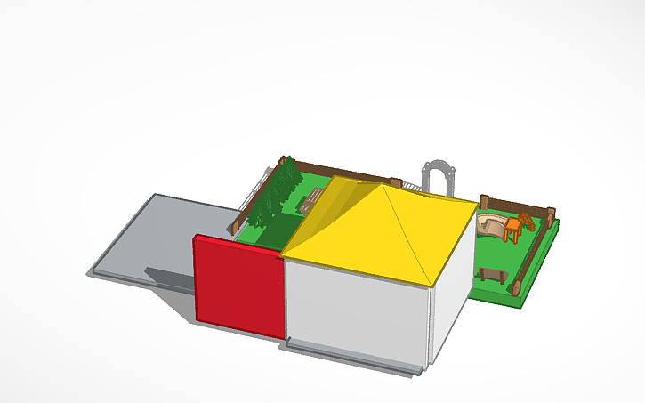 3D design Adriano Elementary school - Tinkercad