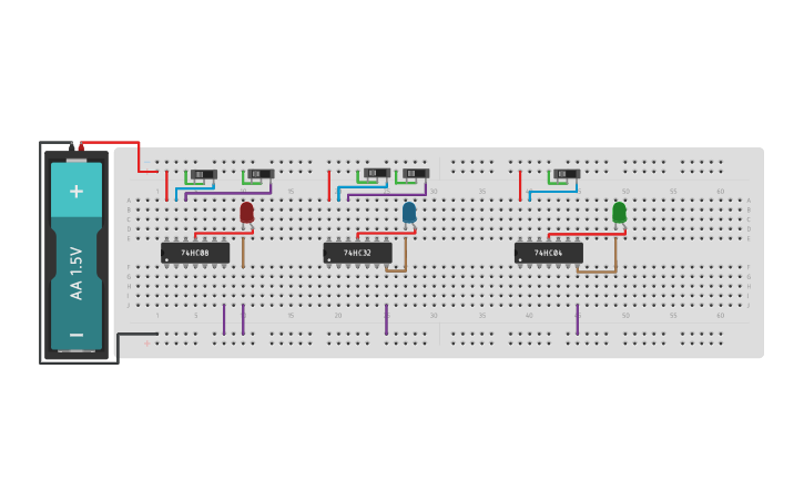 Circuit design trabajo sistemas 22 de abril | Tinkercad