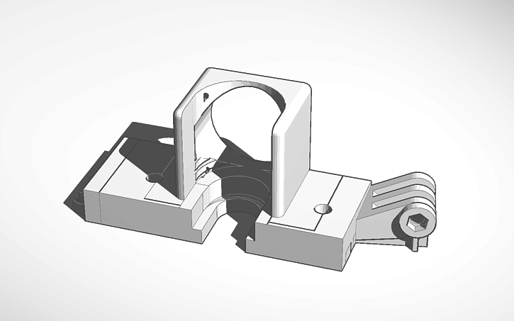 Gro Mount Design 3D design e3d groove mount with shroud and fan mount - Tinkercad