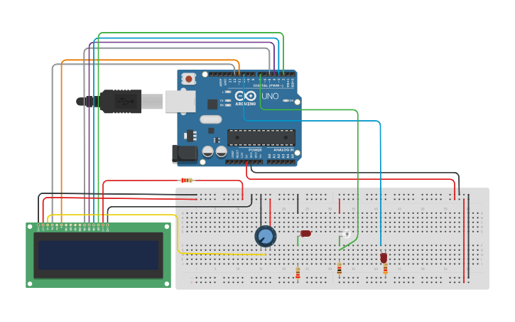 Circuit design Lab 6. Ejercicio 1 | Tinkercad