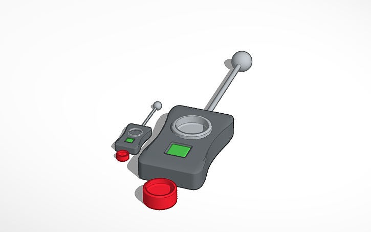 3D design Oswald Rabbit's remote - Tinkercad