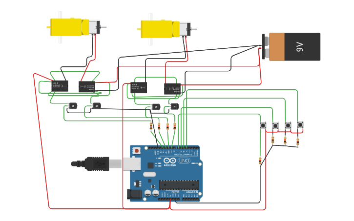 Circuit design tp compu | Tinkercad
