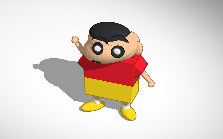 3D design Shinchan - Tinkercad