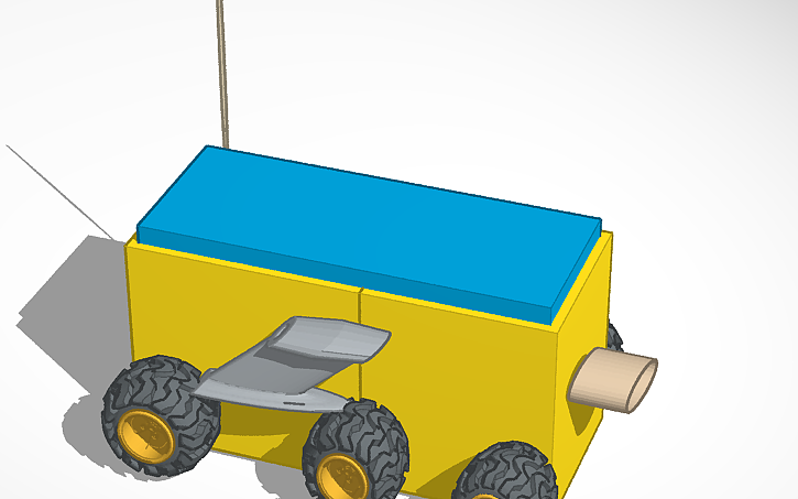 3D design Mars Rover - Tinkercad
