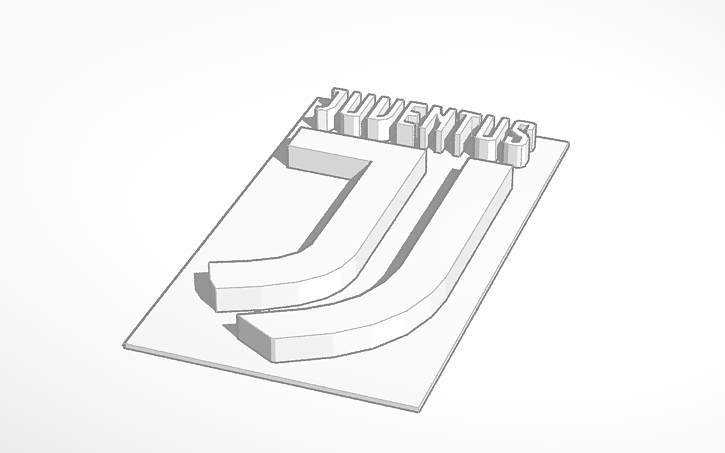 Juventus New Logo Tinkercad