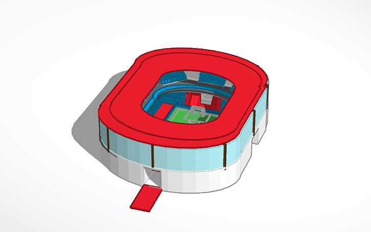 Block City Wars Soccer Feild Tinkercad