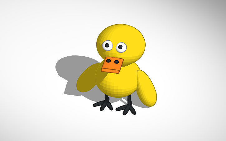The Duck From The Duck Song Tinkercad