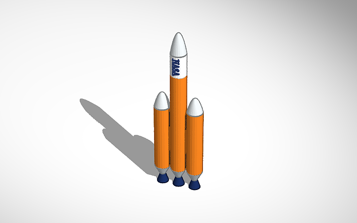 3D design NASA Rocket - Tinkercad