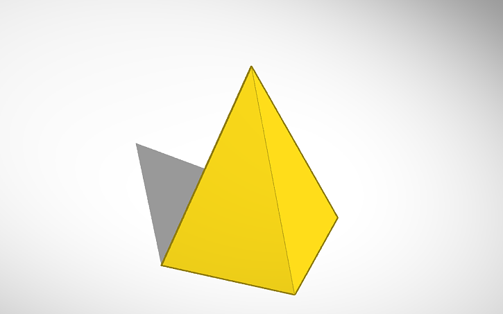 3D design pyramid | Tinkercad