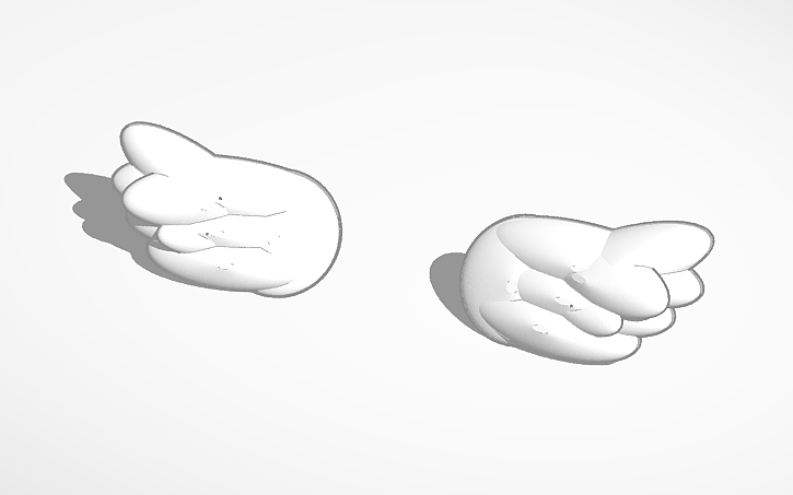 3D design Simple Wings - Tinkercad