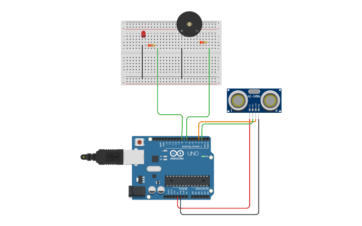 Circuit design sensor - Tinkercad