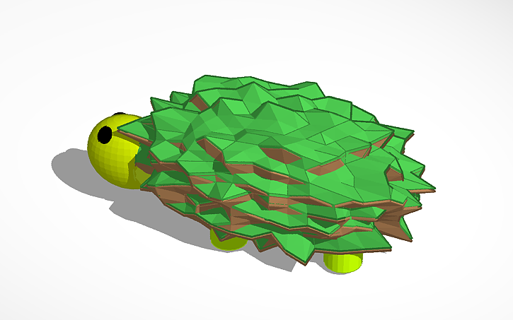 3D design tortoise | Tinkercad