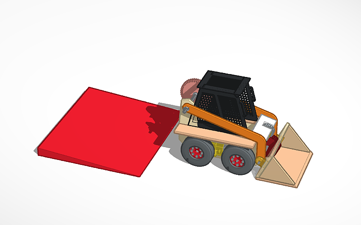 3D design 10/10 Bobcat completa ABAJO Tinkercad