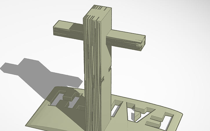 3D design Cross - Tinkercad