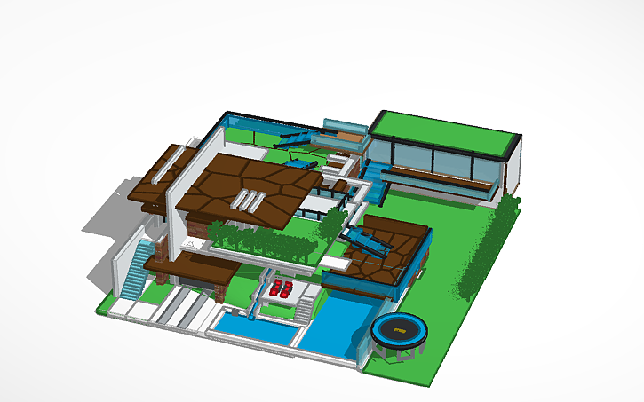 Tinkercad House Design 8489