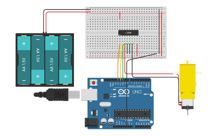 Circuit Design L293d 4 Motor Tinkercad - vrogue.co