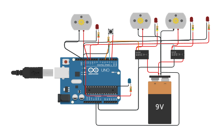 Circuit design แบบฝึกหัด IOT 5 - Tinkercad